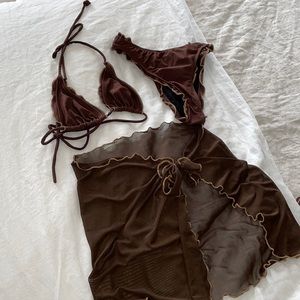 Motel swim set with sarong